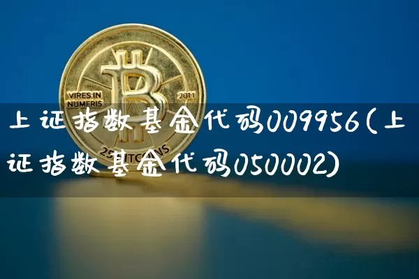 上证指数基金代码009956(上证指数基金代码050002)_https://www.qgjzrcxxzxpt.com_中金所_第1张