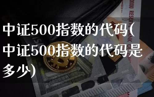 中证500指数的代码(中证500指数的代码是多少)_https://www.qgjzrcxxzxpt.com_中金所_第1张